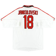 Camiseta de la segunda equipación del AC Milan 2005-06 adidas 'Formotion' Jankulovski #18 Manga larga XL