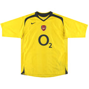 Camiseta Nike de Visitante del Arsenal 2005-06 Talla S