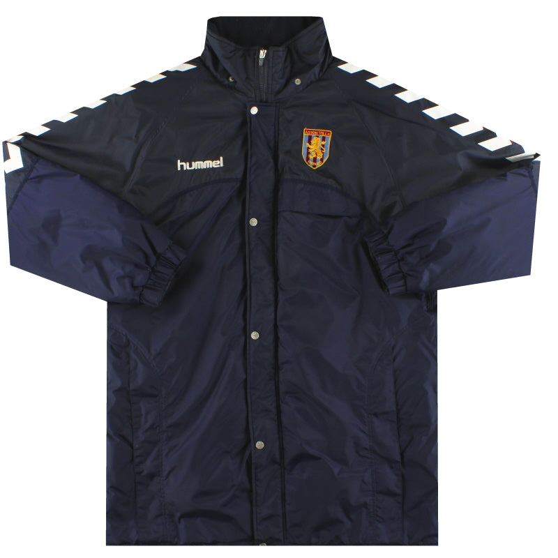 2005-06 Aston Villa Hummel Abrigo acolchado para banquillo L