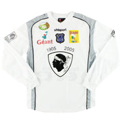 Camiseta de visitante del Bastia Uhlsport Match Issue 2005-06 Matingou #17 Manga Larga XL