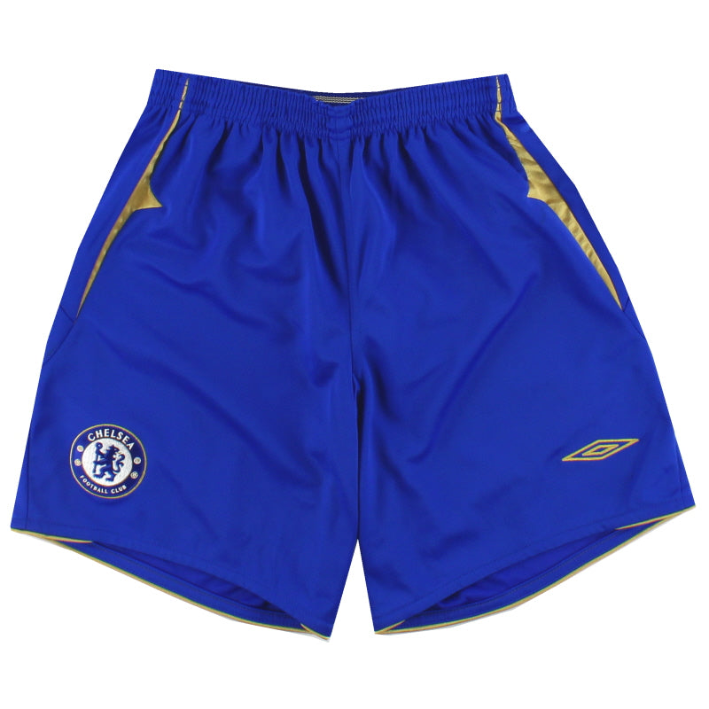 Pantalón corto de local Chelsea Umbro Centenario 2005-06 Talla S