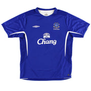 2005-06 Everton Umbro Camiseta Local Talla S.Niño