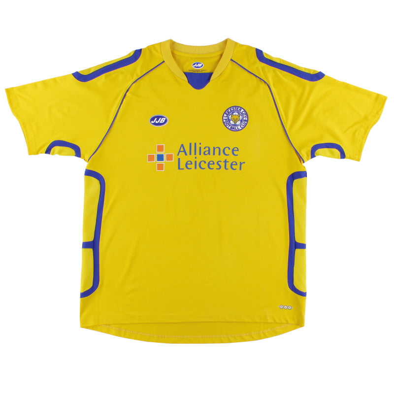 Camiseta del Leicester JJB de la tercera equipación 2005-06, talla XL