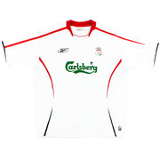 Camiseta de visitante Reebok del Liverpool 2005-06 Talla XL