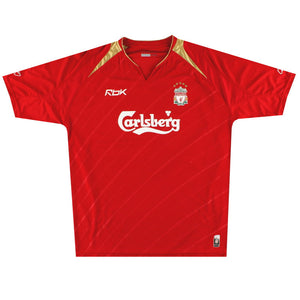 Liverpool 2005-06 home Champions League shirt S