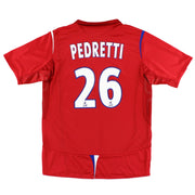 2005-06 Lyon Umbro Camiseta de visitante Pedretti #26 *con etiquetas* L
