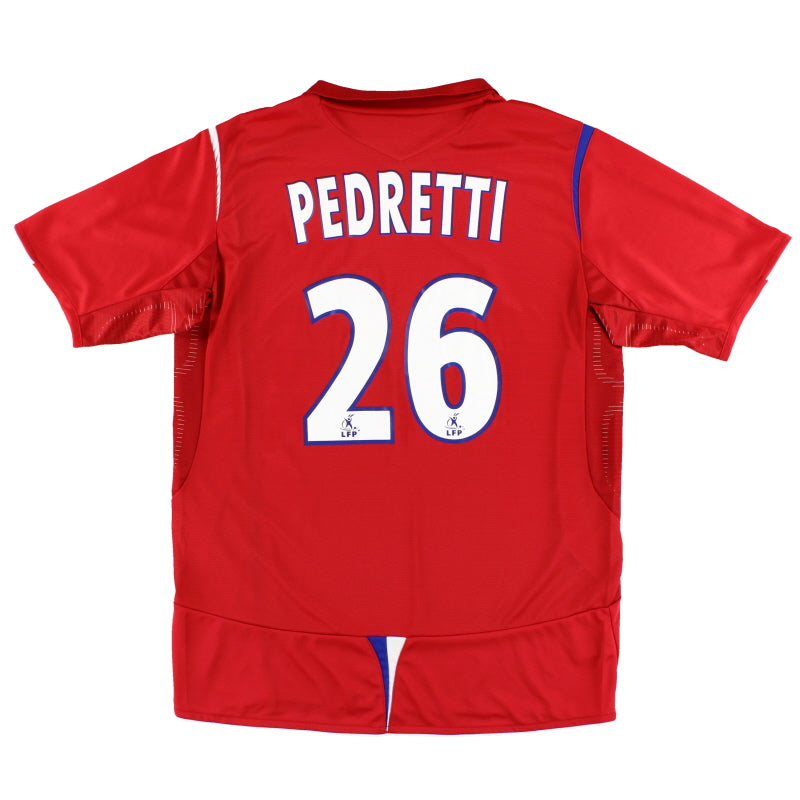 2005-06 Lyon Umbro Camiseta de visitante Pedretti #26 *con etiquetas* L