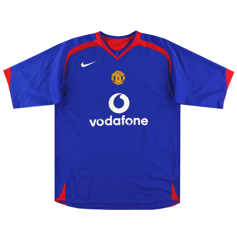 Camiseta de visitante Nike del Manchester United 2005-06 XXL