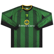 2005-06 Norwich City Away Shirt Manga Larga XXXL