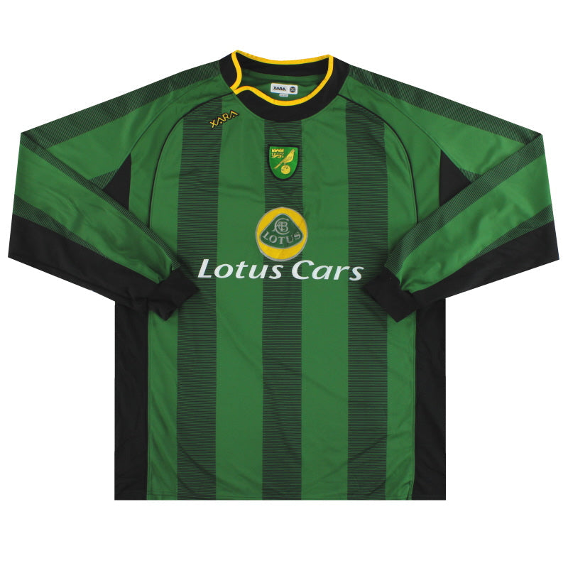 2005-06 Norwich City Away Shirt Manga Larga XXXL