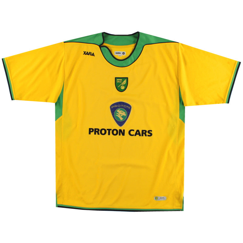 2005-06 Norwich City Home Shirt *Como nuevo* L