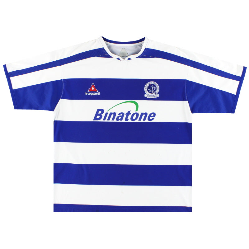 Camiseta de local del QPR Le Coq Sportif 2005-06 *Impecable* L
