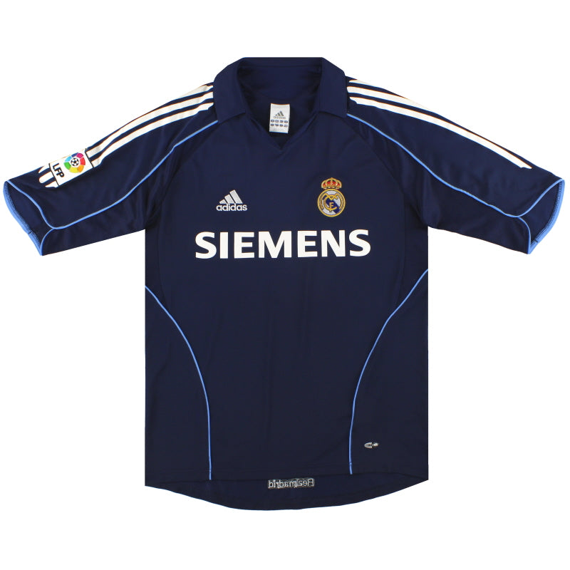 Camiseta de visitante adidas del Real Madrid 2005-06 Talla S