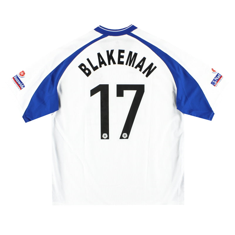 2005-06 Southport Camiseta de visitante problema del jugador Blakeman #17 XL