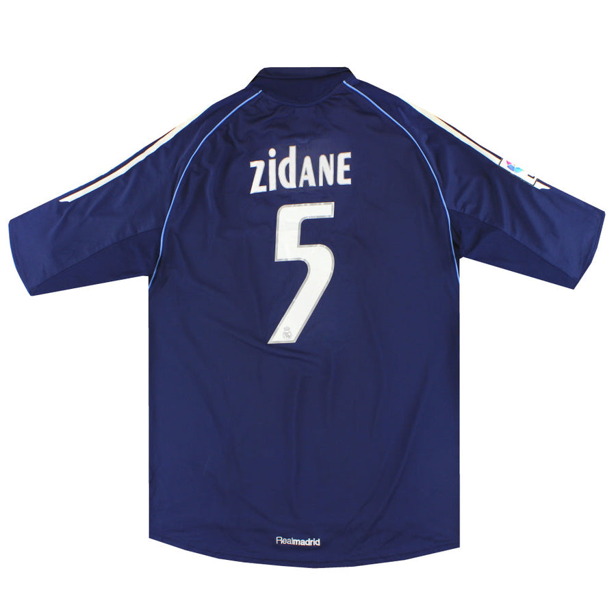 Camiseta adidas del Real Madrid de la temporada 2005-06 de visitante Zidane #5 XL