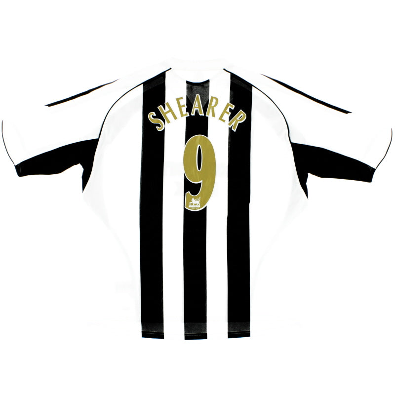 2005-07 Camiseta de Casa Newcastle adidas Shearer #9 L