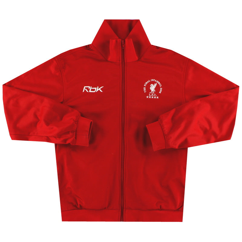 Chaqueta de chándal Reebok Liverpool "La final de Estambul" de 2005 *Impecable* Talla L