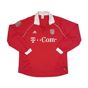 Camiseta de local de manga larga del Bayern de Múnich 2005/06 Ismael #25 *preparada para partido* (L) Adidas
