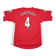 2005/06 Camiseta de local del Charlton Athletic Sorondo #4 (Talla S) Joma