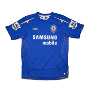Camiseta de local 2005/06 Chelsea Drogba #15 (M) Umbro