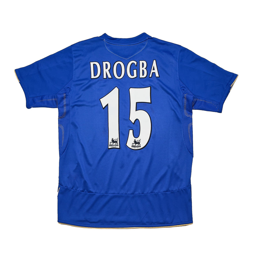 Camiseta de local 2005/06 Chelsea Drogba #15 (M) Umbro