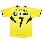 2005/06 Club América C. López #7 Camiseta de Local (S) Nike