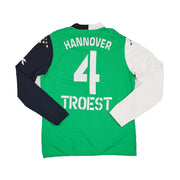 2005/06 Hannover 96 Troest #4 M/L *Emitida para partido* Camiseta de local (XXL) Diadora