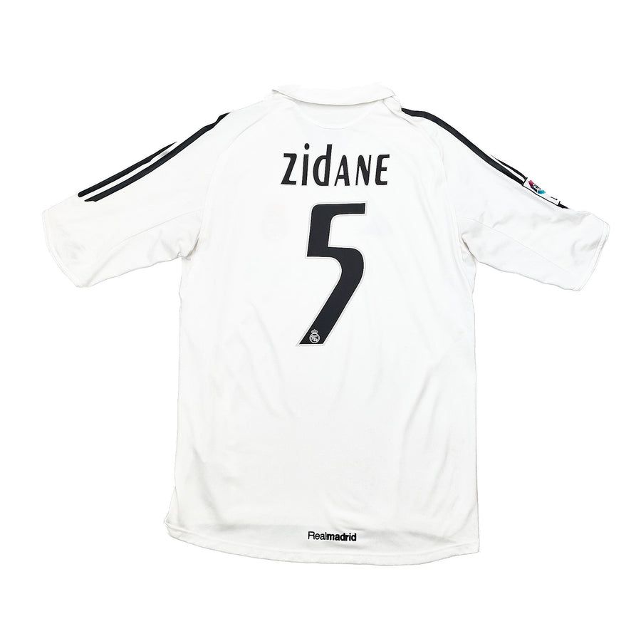 2005/06 Camiseta de local del Real Madrid Zidane #5 (M) Adidas