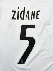 Camiseta de la primera equipación del Real Madrid 2005/06 Zidane #5 (M) Adidas