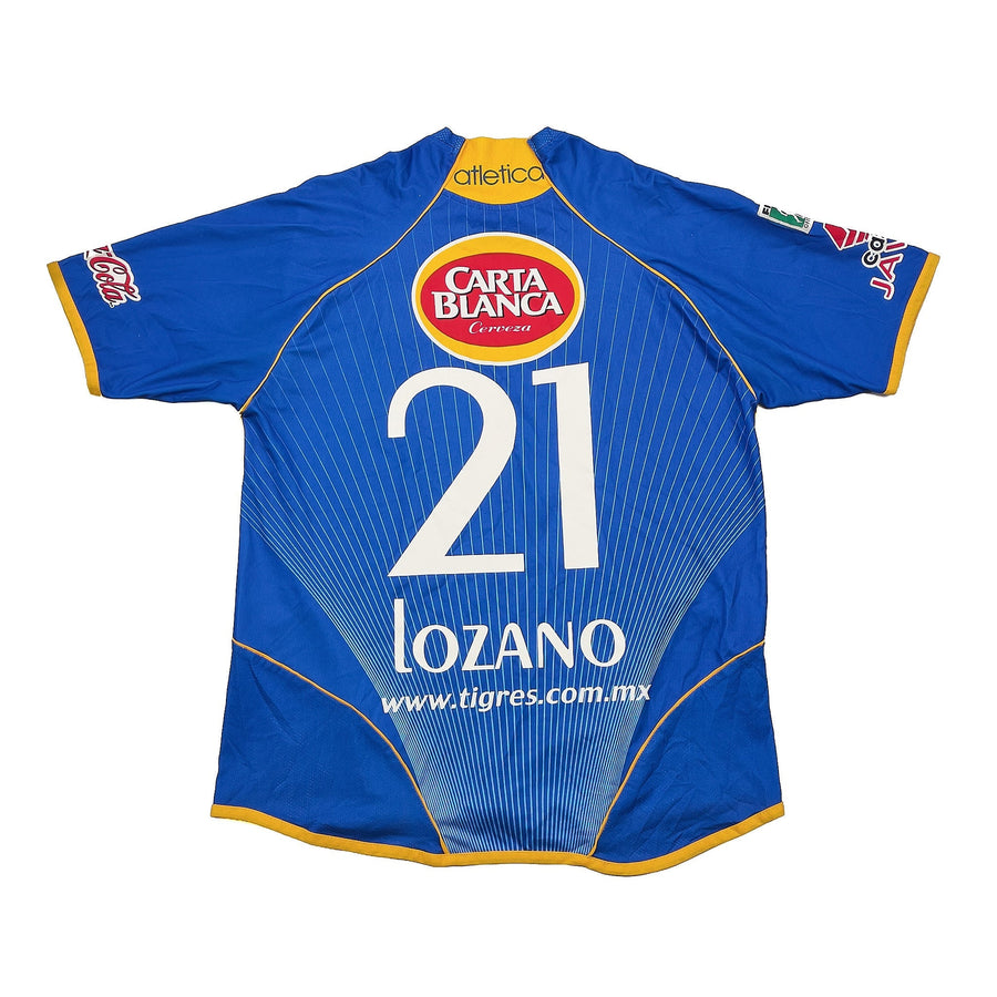 Camiseta de visitante 2005/06 Tigres Lozano #21 (L) Atletica