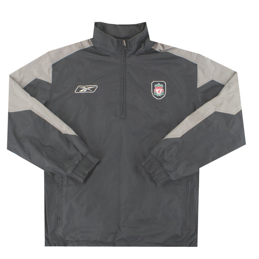 2005 Liverpool Reebok 1/2 Zip Rain Jacket M