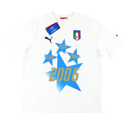 2006-07 Italia Puma Camiseta Gráfica 'Campioni Del Mondo' *NUEVA EN CAJA* XXL