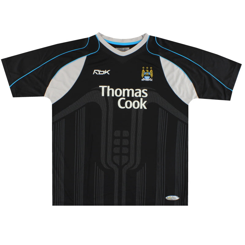 Camiseta de visitante Reebok del Manchester City 2006-07 talla XL
