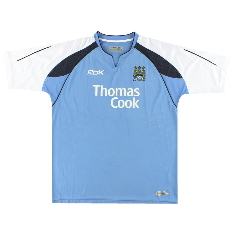 Camiseta de local Reebok del Manchester City 2006-07 XXL