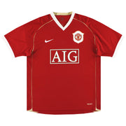 Camiseta de local Nike del Manchester United 2006-07 *Impecable* Talla XL