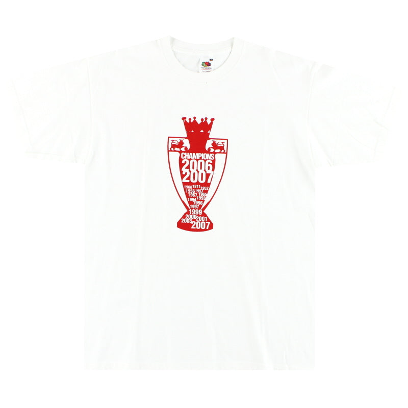 Camiseta Gráfica M Campeones Premier League Manchester United 2006-07