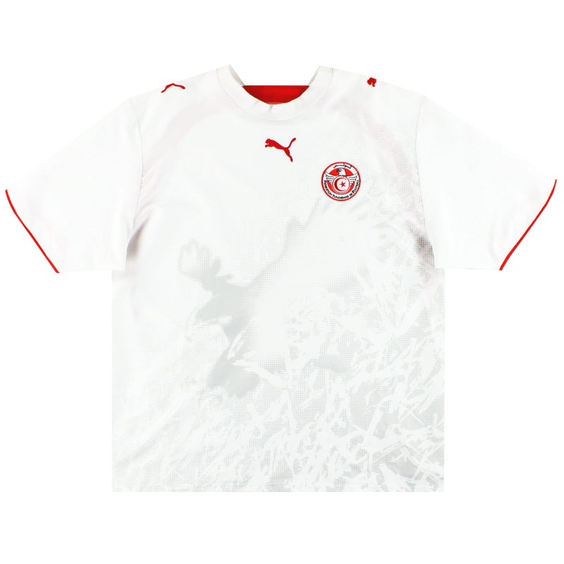 Camiseta de casa de Túnez Puma 2006-07 *Impecable* XXL