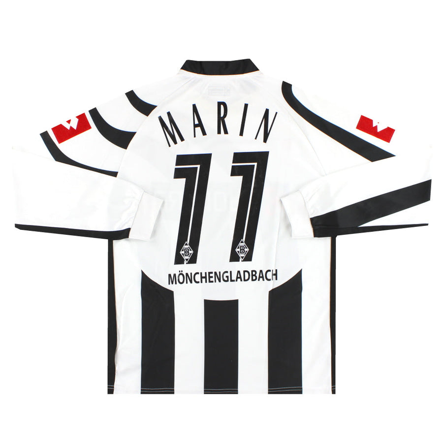 2006-07 Borussia Monchengladbach Kappa Camiseta de local Marin #11 Manga larga XL