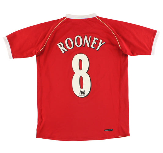 2006-07 Manchester United Nike Home Shirt Rooney #8 XL.Boys
