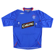 Camiseta Umbro Rangers Local Manga Larga 2006-07