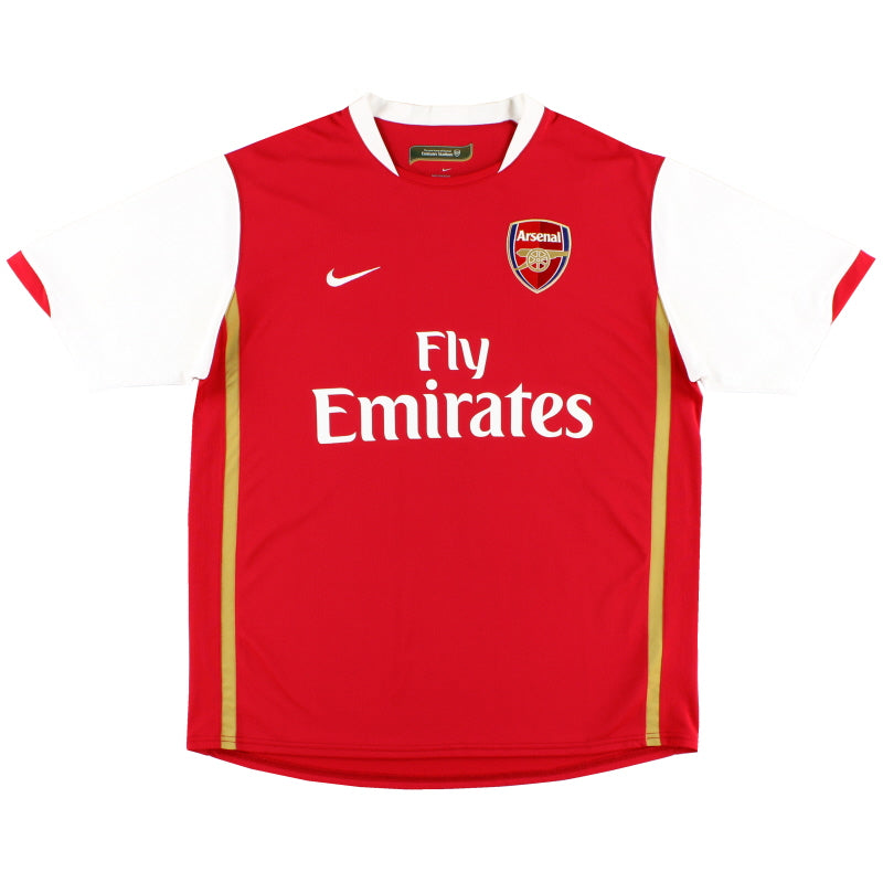 Camiseta de local Nike del Arsenal 2006-08  XXL