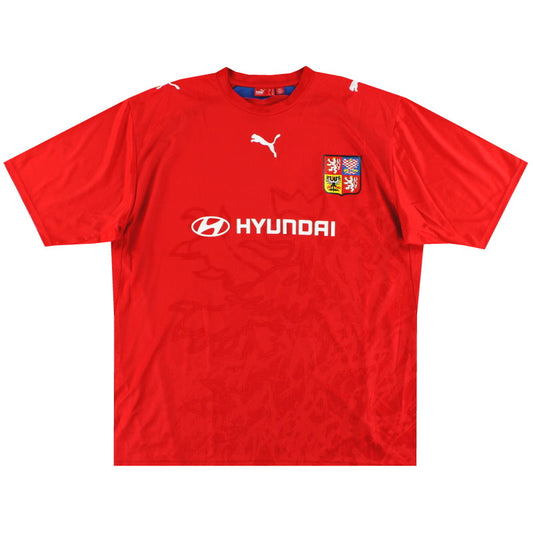2006-08 Czech Republic Puma Home Shirt *Mint* XL