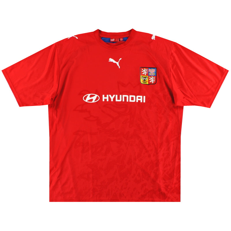 Camiseta Puma de la República Checa (local) 2006-08 *Impecable* XL