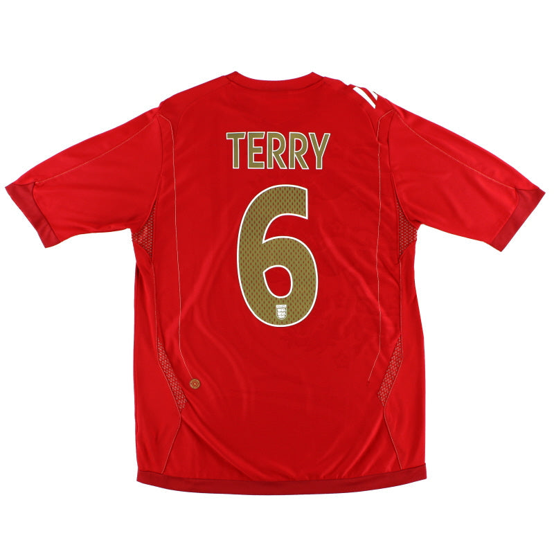 2006-08 Inglaterra Umbro Camiseta Visitante Terry #6 XL