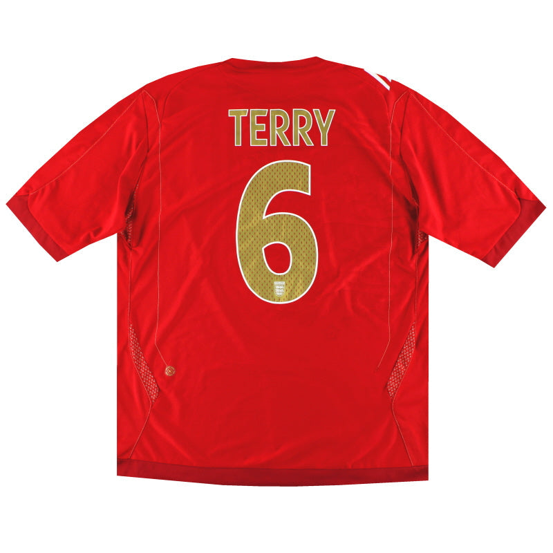 2006-08 Camiseta de la segunda equipación de Inglaterra Umbro Terry #6 XL