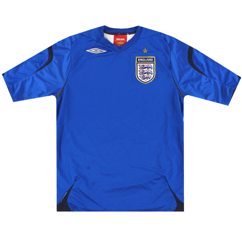 2006-08 Inglaterra Umbro Camiseta Portero *Como Nueva* M