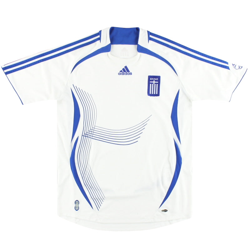 2006-08 Grecia camiseta suplente adidas T S
