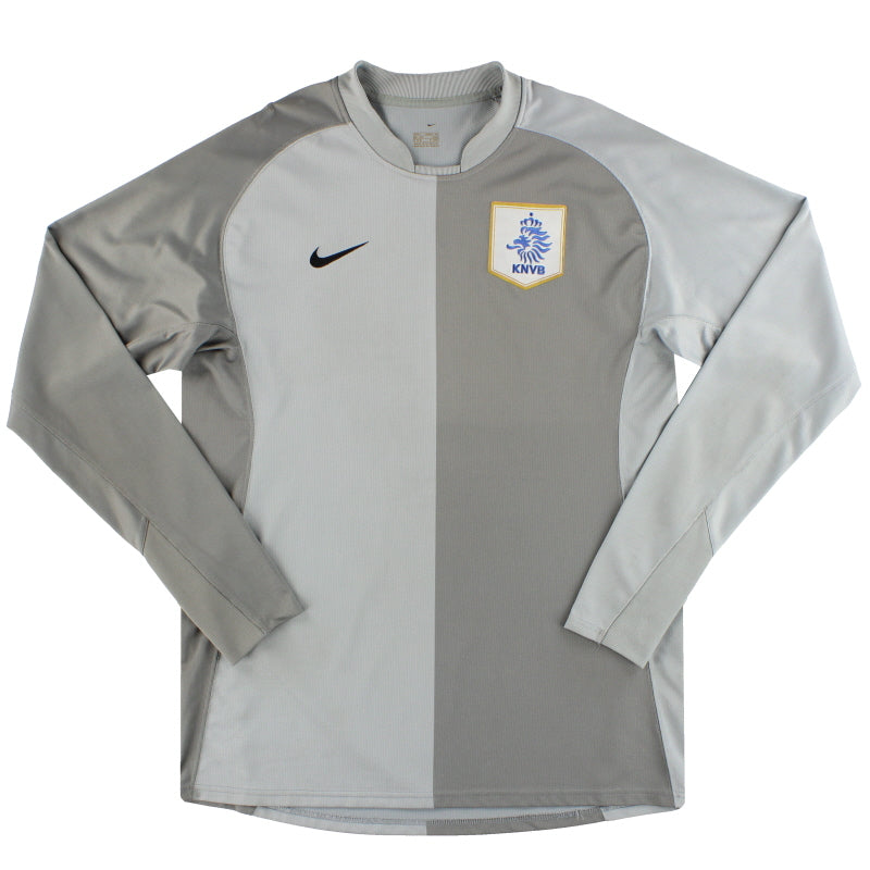 2006-08 Holanda Nike Camiseta Portero L (Versión Jugador)