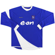 2006-07 Camiseta de local de Ipswich Punch Manga Larga #22 XL