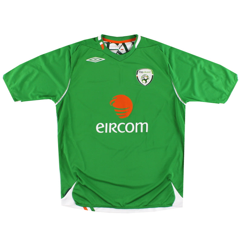 2006-08 Camiseta Umbro de Irlanda (Local) *Excelente estado* Talla L. Niños